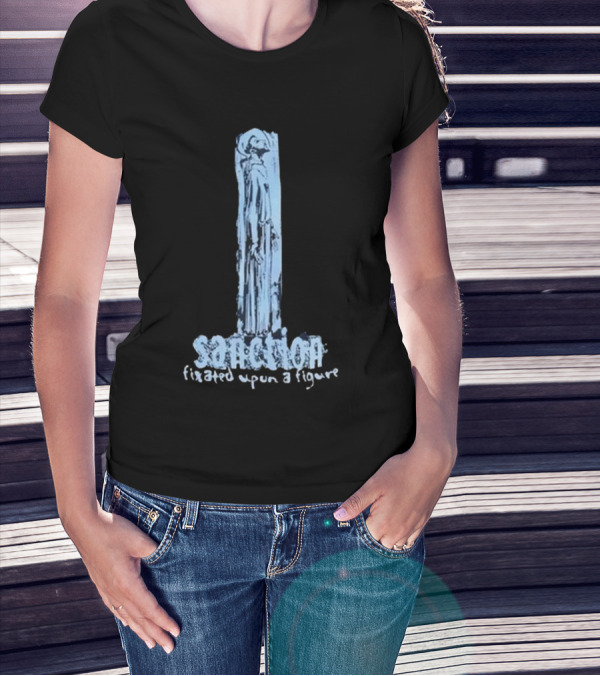 Sanction Fixated Upon A Figure 2025 Blue Monochrome T-Shirt