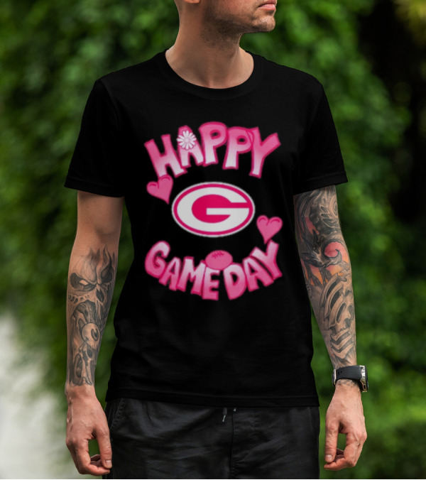 Happy Gameday Valentine’s Day Green Bay Packers 2025 T-Shirt