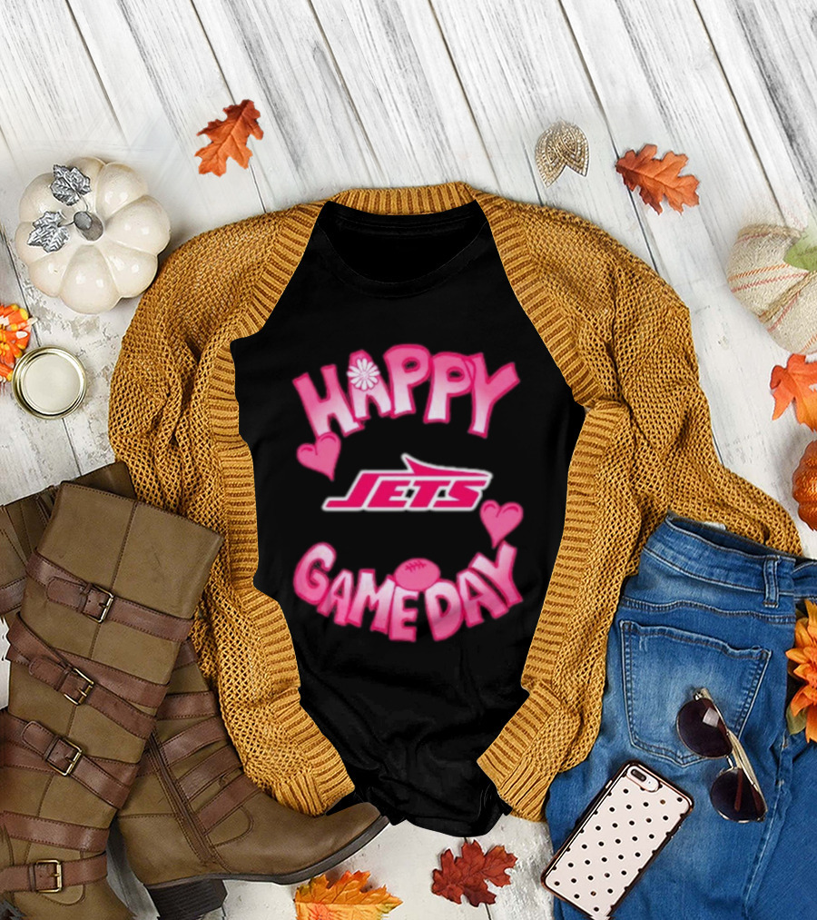 Valentine’s Day 2025 New York Jets Happy Gameday T-Shirt