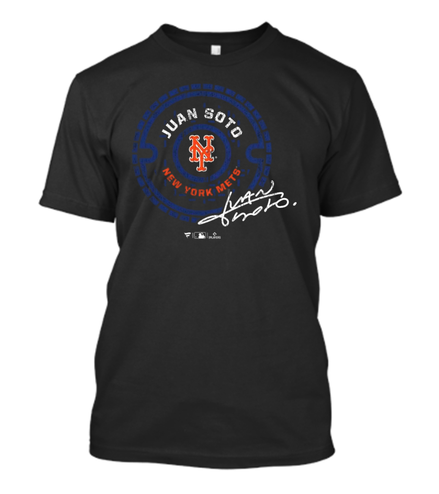 Juan Soto New York Mets MLB Logo Signature Players T-Shirt