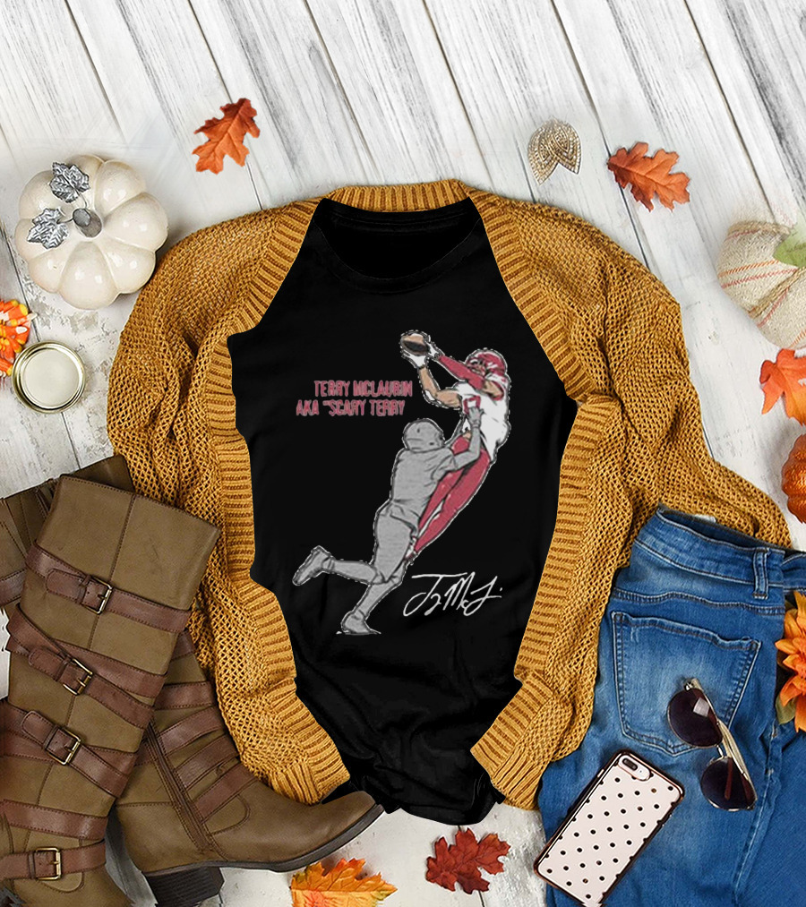 Terry McLaurin AKA Scary Terry Catch Signature T-Shirt