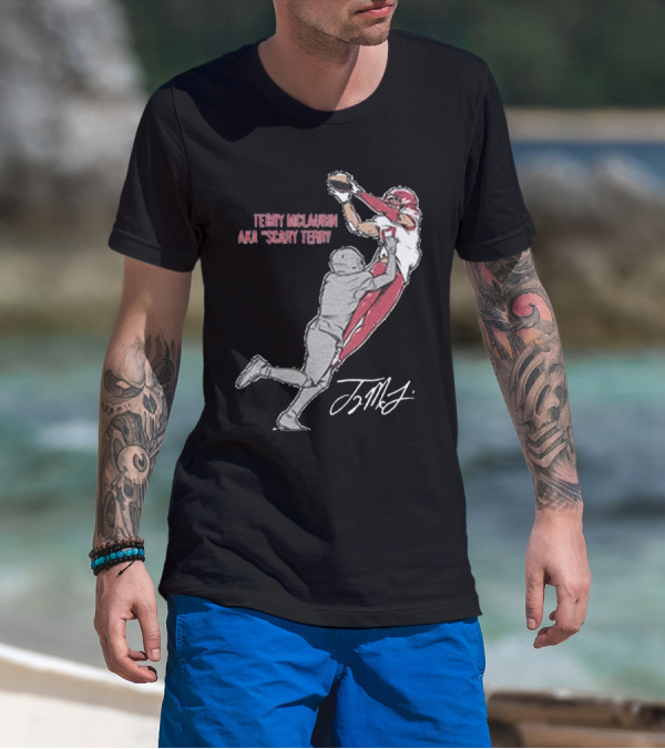Terry McLaurin AKA Scary Terry Catch Signature T-Shirt