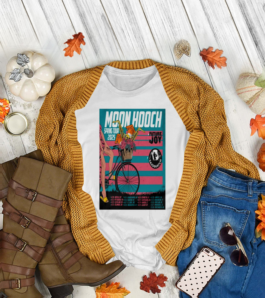 Moon Hooch Spring Tour 2025 Future Joy Sasquatch T-Shirt