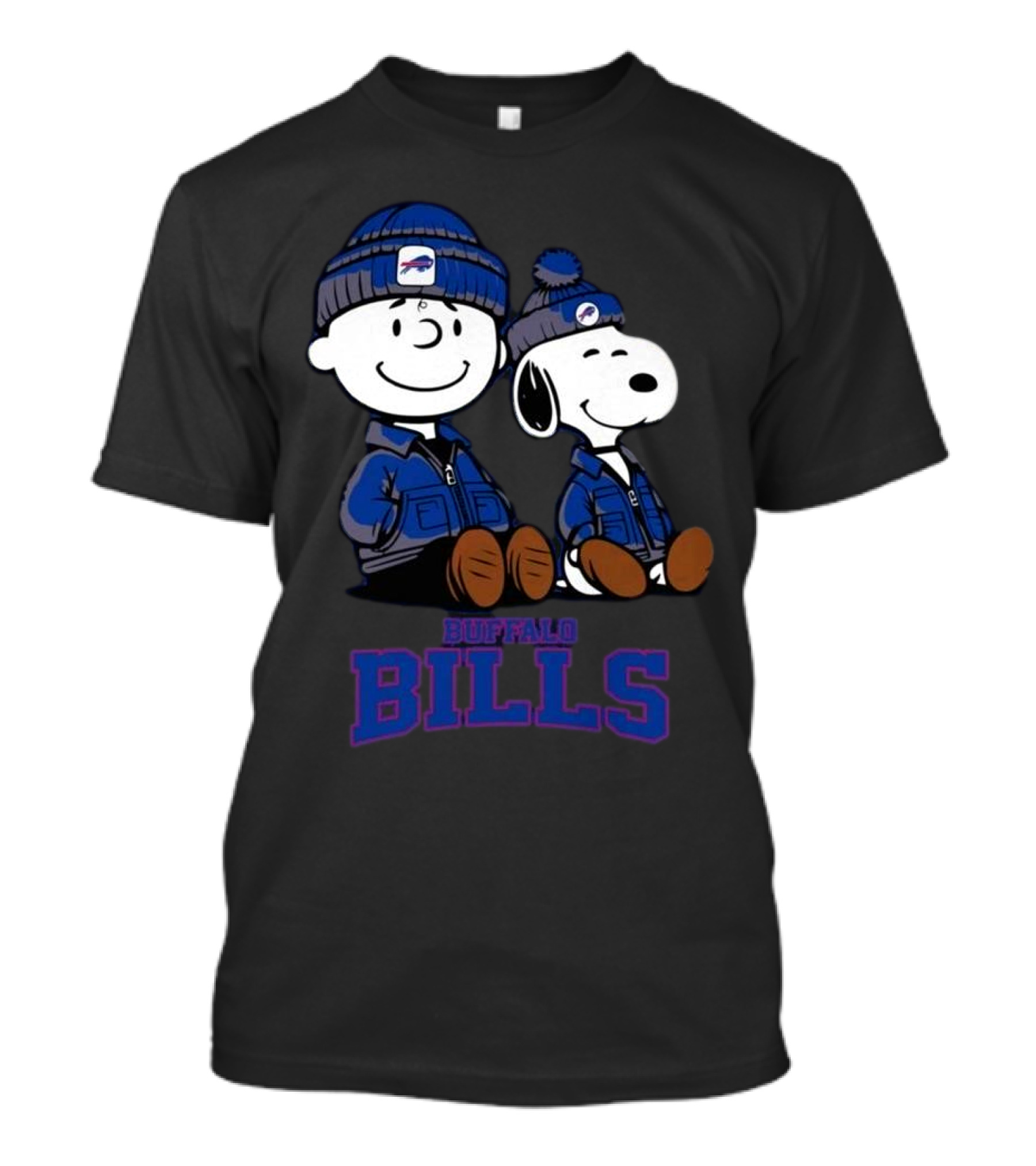 Charlie Brown Snoopy Buffalo Bills Fans 2025 T-Shirt