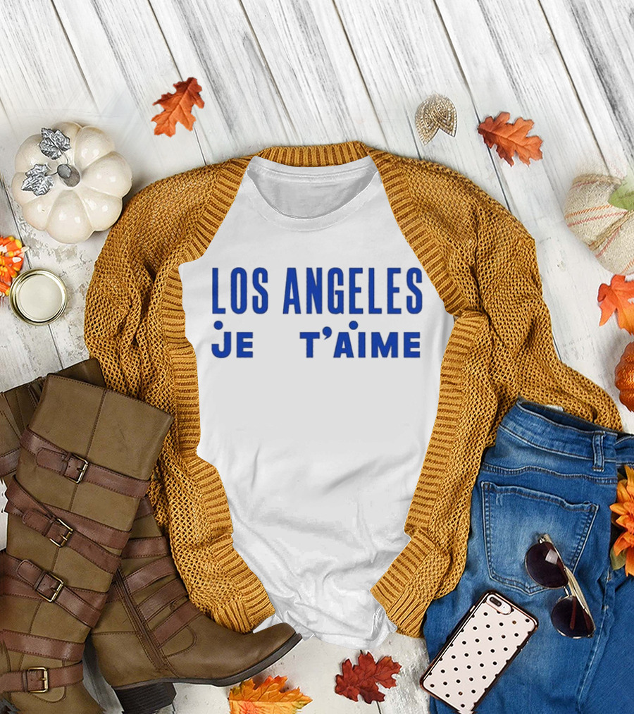 Clare V Los Angeles Je T’aime Love You T-Shirt