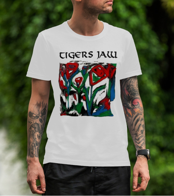 Tigers Jaw Lovesong Abstract Floral T-Shirt