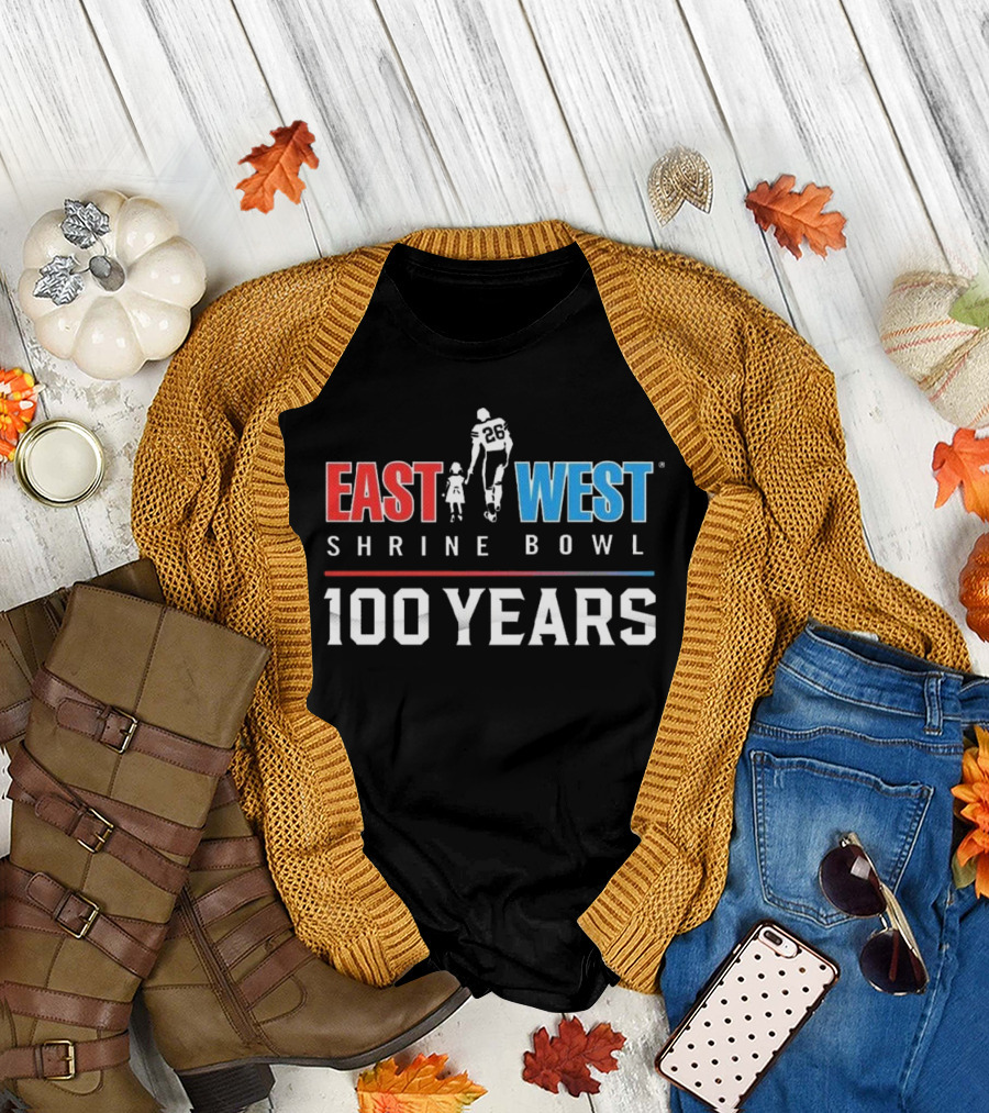 East West Shrine Bowl 2025 Celebrating 100 Years T-Shirt
