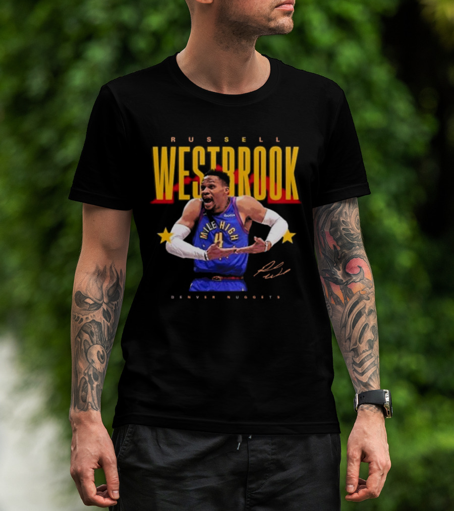 Russell Westbrook Mile High Denver Nuggets Signature T-Shirt