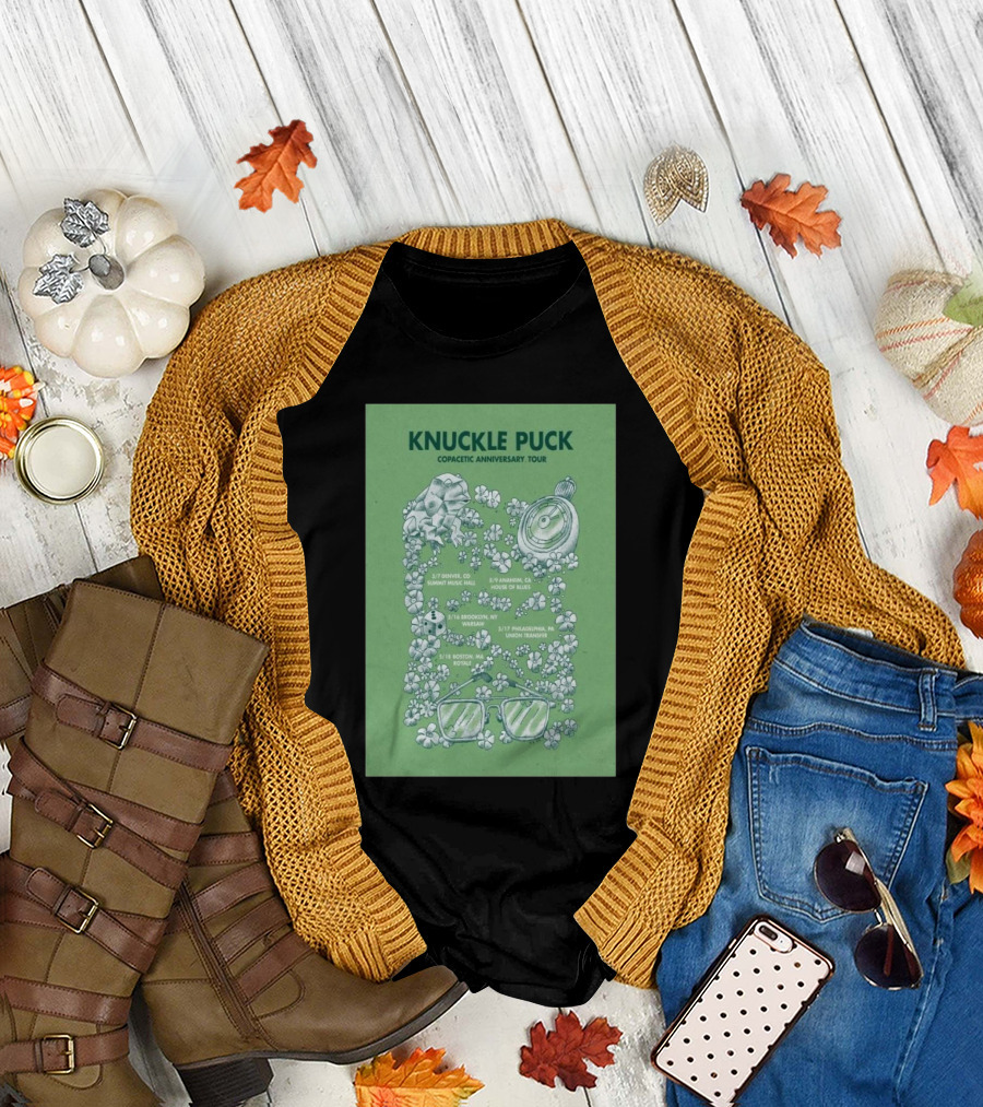 Knuckle Puck Copacetic Anniversary Tour 2025 Summit Music Hall House of Blues Warsaw Union Transfer Royale T-Shirt