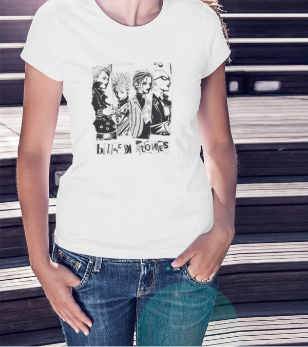 Ai Yazawa Collection Ut Black Stones Manga Characters T-Shirt