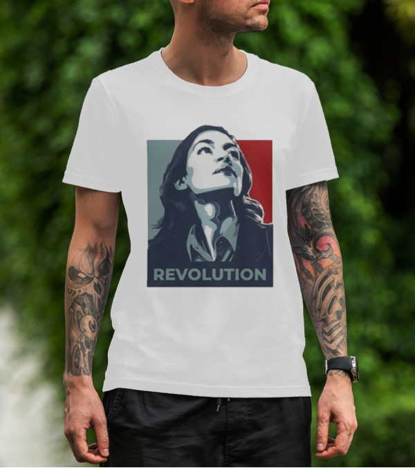 Alexandria Ocasio-Cortez AOC Revolution Inspiration T-Shirt