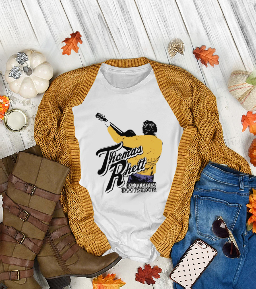 Thomas Rhett Better In Boots Tour Retro Style T-Shirt