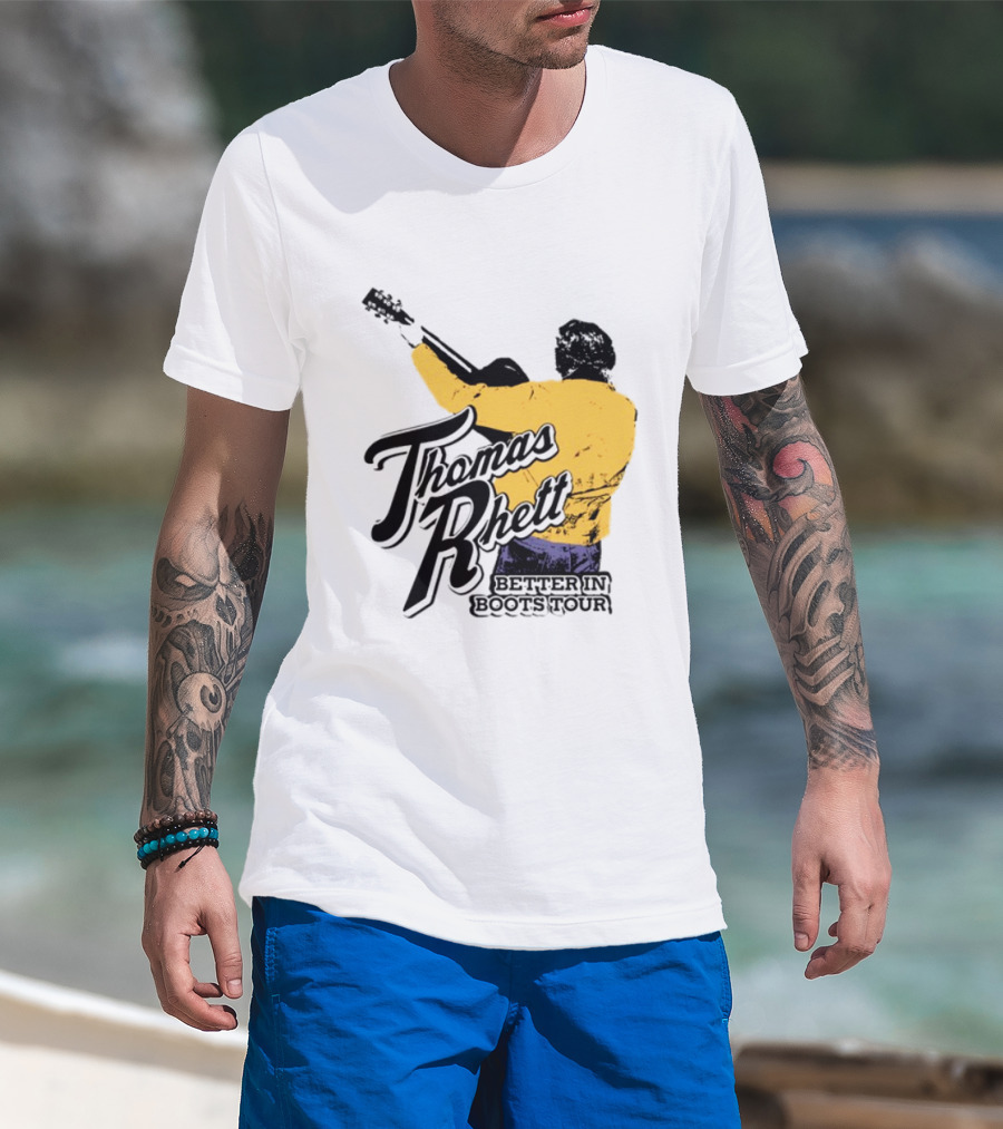 Thomas Rhett Better In Boots Tour Retro Style T-Shirt