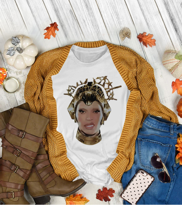 Beyoncé Cowboy Carter Bigface Metallic Headpiece T-Shirt