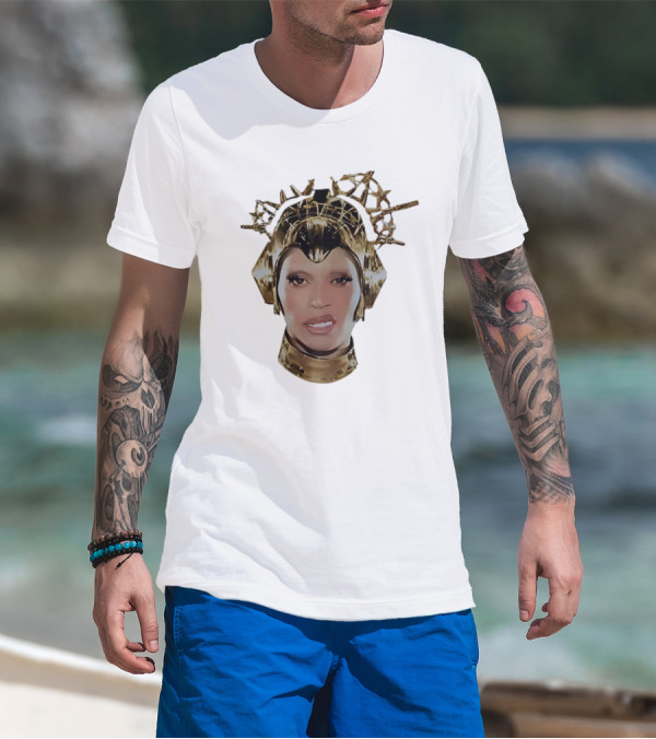 Beyoncé Cowboy Carter Bigface Metallic Headpiece T-Shirt