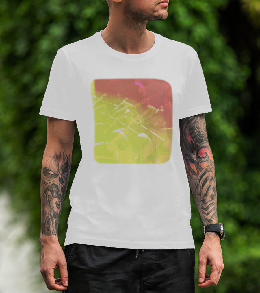 Big Thief Live At Revolution Hal Multicolored Guitar Overlay T-Shirt