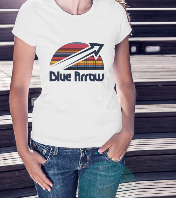 Blue Arrow Denver Nuggets Skyline 2025 T-Shirt
