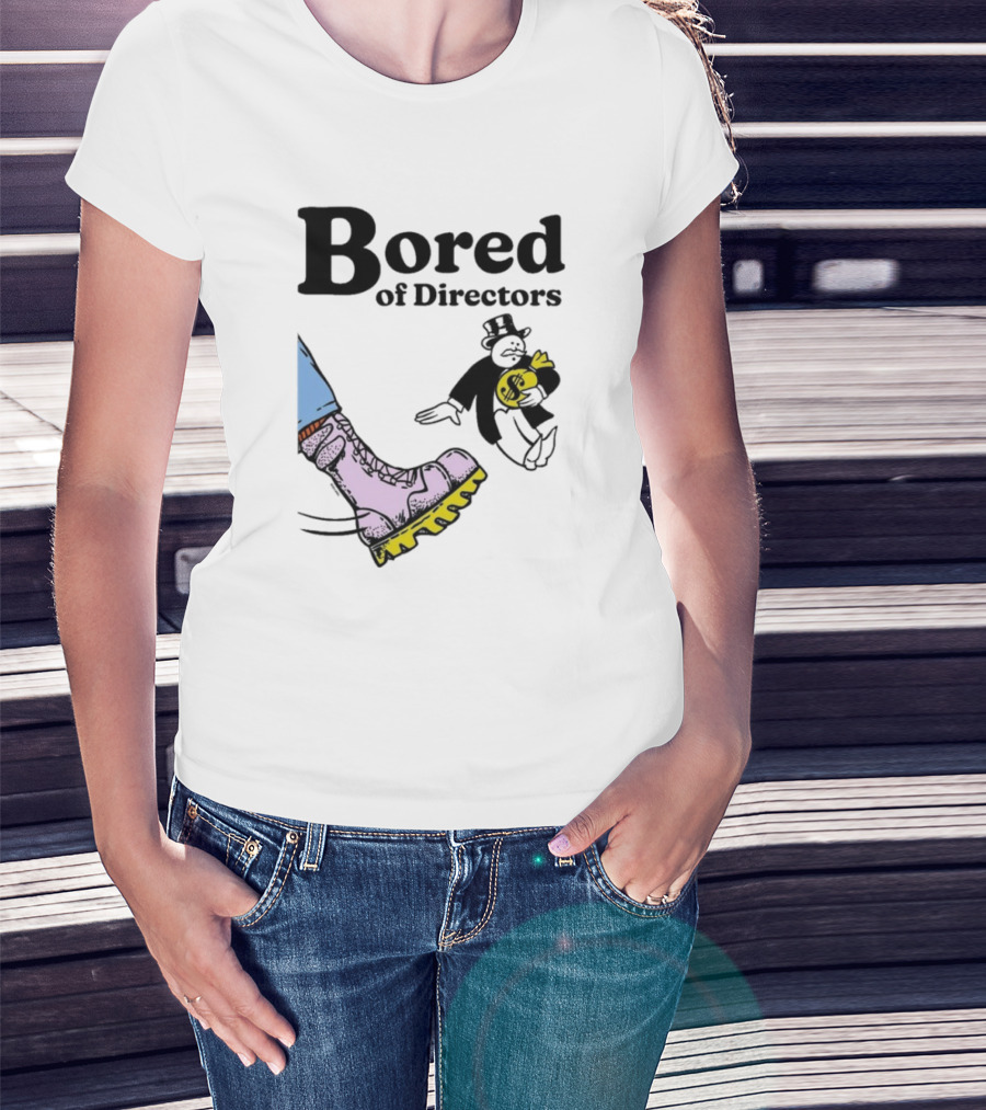 Bored Of Directors Stomp Boot Money Bag T-Shirt
