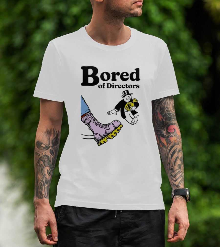 Bored Of Directors Stomp Boot Money Bag T-Shirt