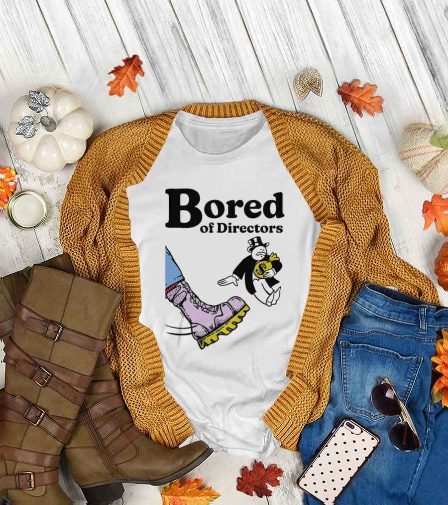 Bored Of Directors Stomp Boot Money Bag T-Shirt