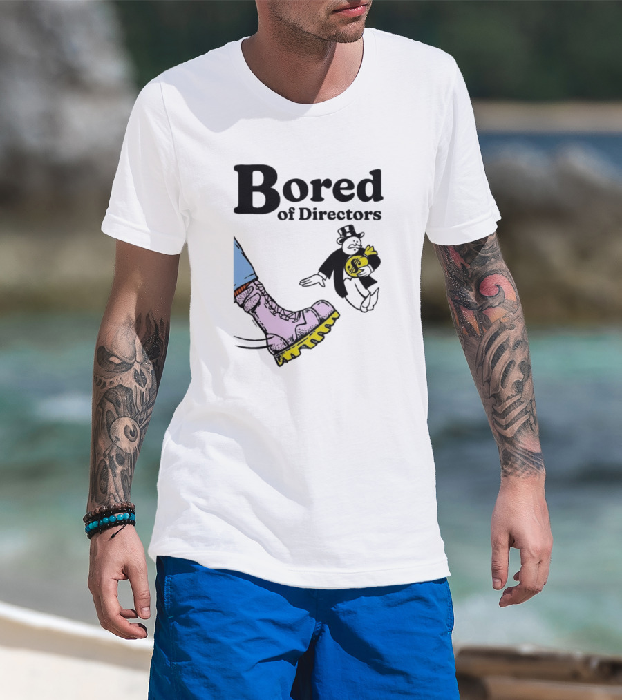 Bored Of Directors Stomp Boot Money Bag T-Shirt