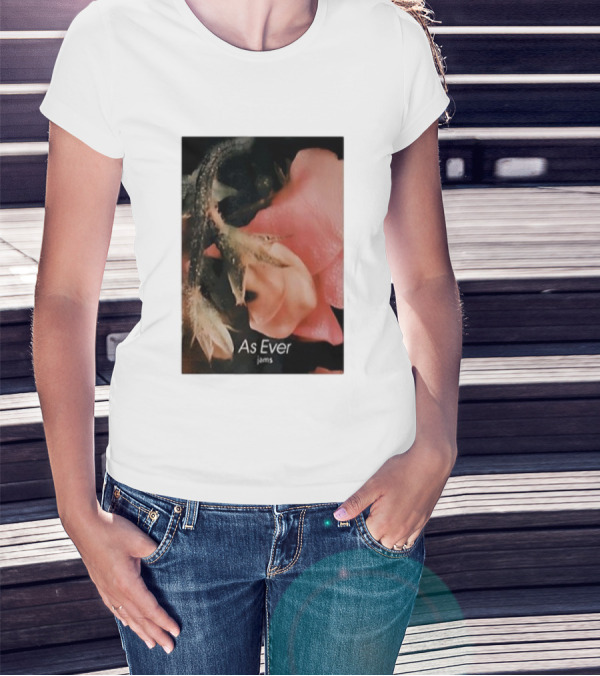 As Ever Jams 02 Pink Floral Close-Up T-Shirt