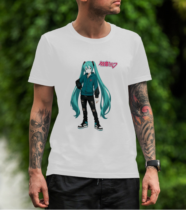 初音ミク Atlanta Miku Character T-Shirt