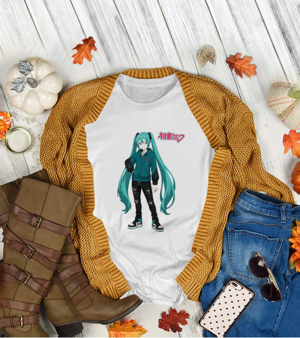 初音ミク Atlanta Miku Character T-Shirt