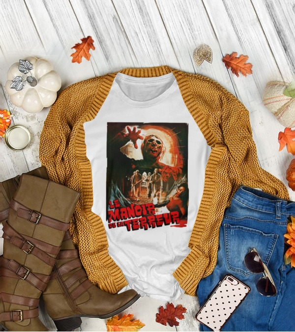 Le Manoir De La Terreur Horror Art T-Shirt