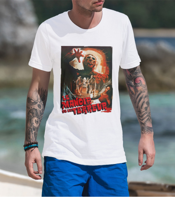Le Manoir De La Terreur Horror Art T-Shirt