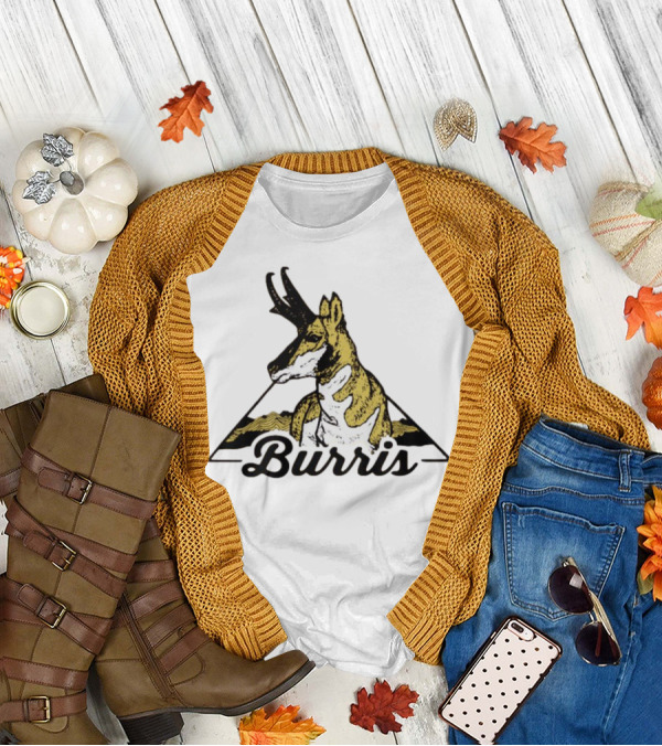 Burris 24 Antelope Triangle Retro Graphic T-Shirt