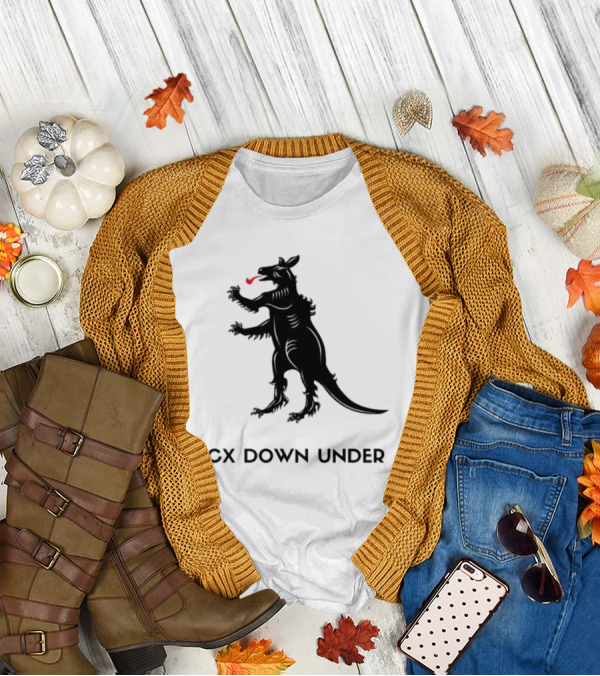 CX Down Under Bicycle Rider Kangaroo Of Flanders T-Shirt