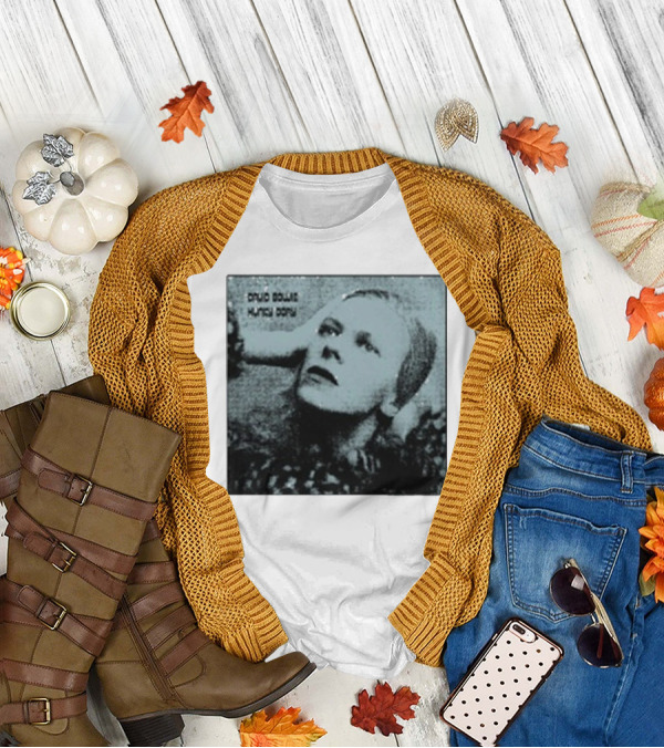 David Bowie Hunky Dory Album Cover Iconic 1971 Retro Style T-Shirt