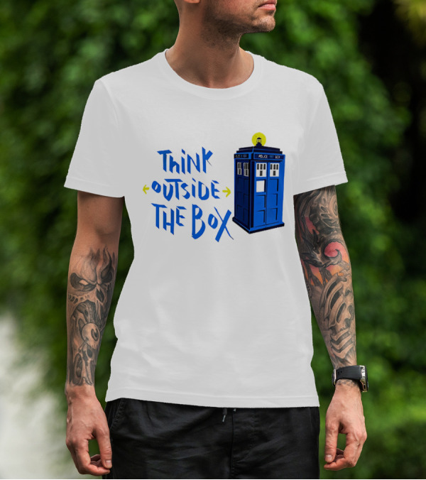 Think Outside The Box Doctor Who Tardis T-Shirt