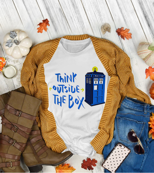 Think Outside The Box Doctor Who Tardis T-Shirt