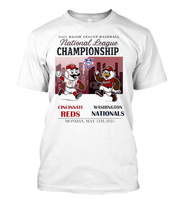 2025 Major National League Championship Cincinnati Reds Nationals T-Shirt