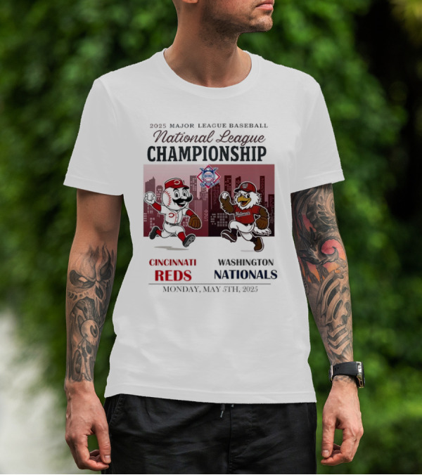 2025 Major National League Championship Cincinnati Reds Nationals T-Shirt