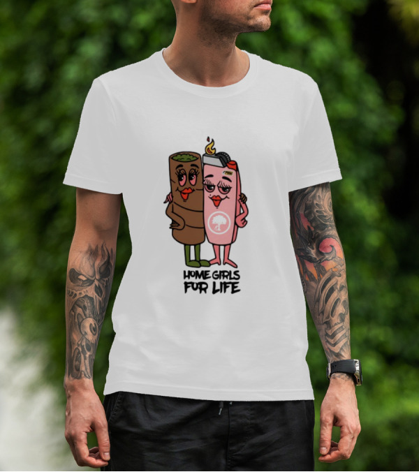 Push Trees Dope.As.Yola Home Girls For Life T-Shirt