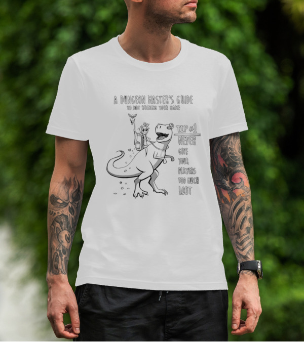 Dungeons And Dragons Cat A Dungeon Master’s Guide To Not Ruining Your Game T-Shirt