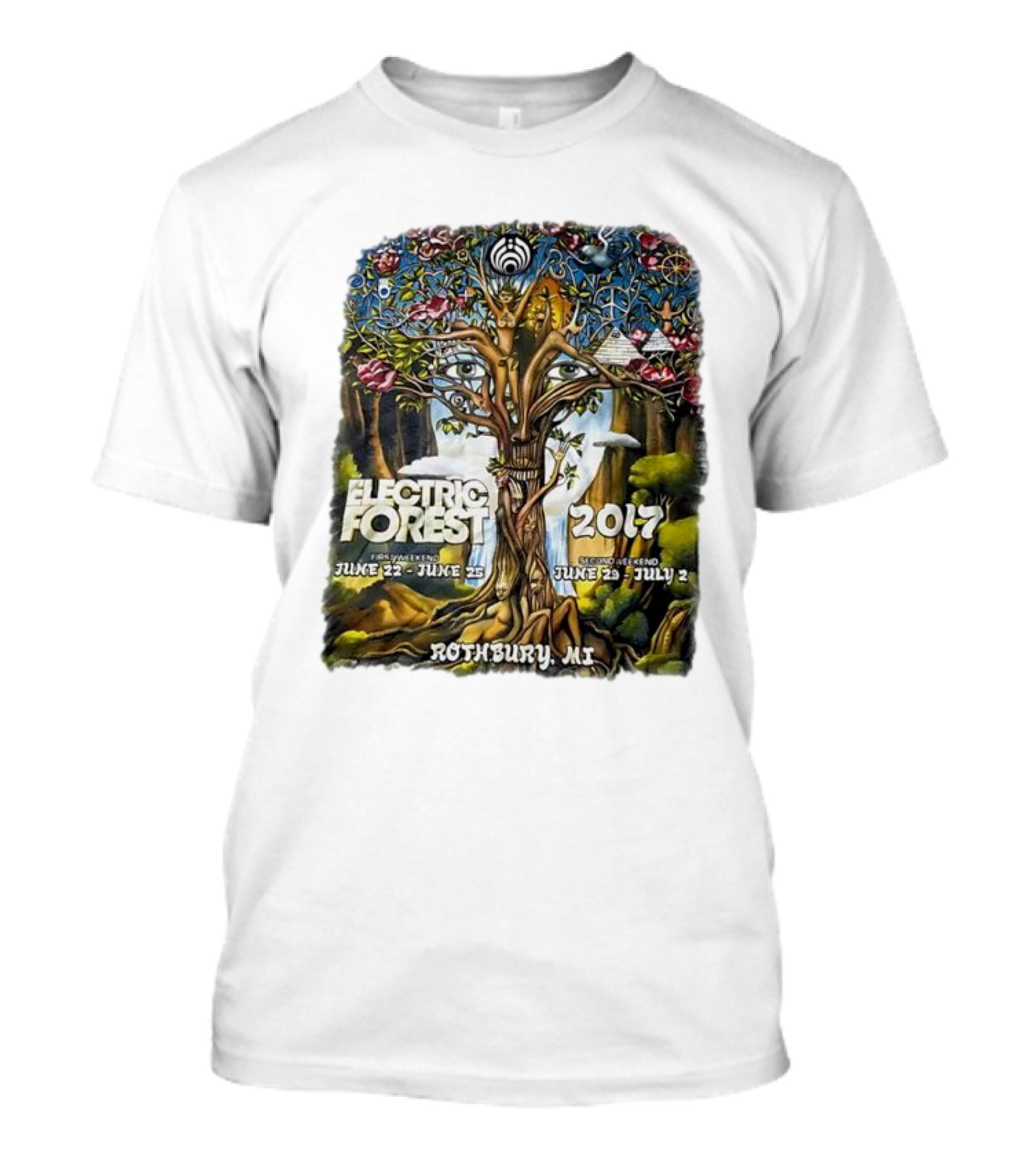 Electric Forest 2017 Tree Art June 22-25 Rothbury MI T-Shirt