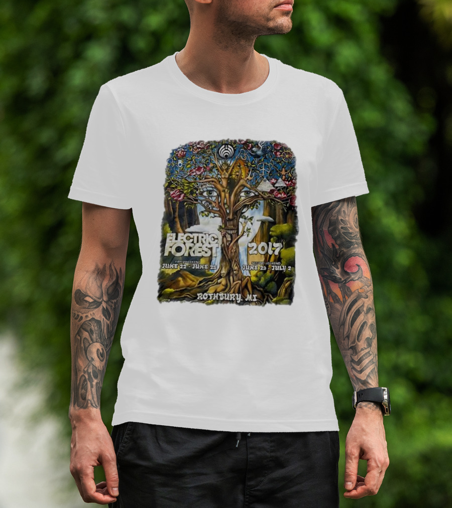 Electric Forest 2017 Tree Art June 22-25 Rothbury MI T-Shirt