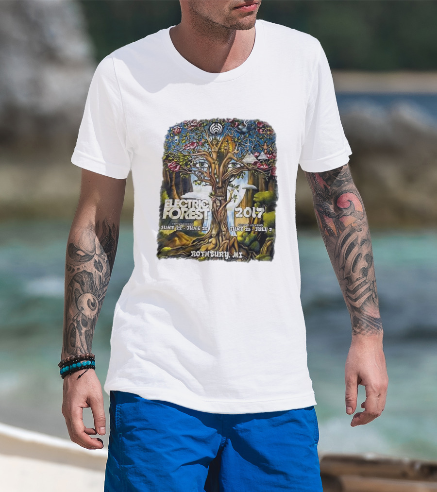 Electric Forest 2017 Tree Art June 22-25 Rothbury MI T-Shirt