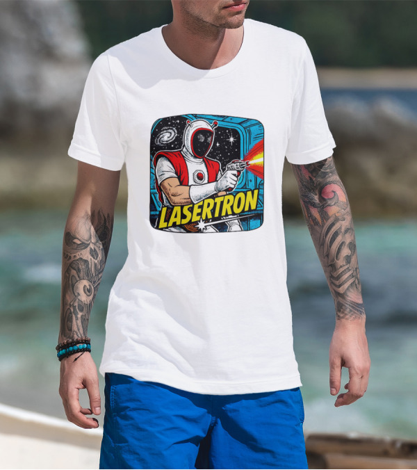 Héctor Guerrero Professional Wrestler Lasertron Space Adventure T-Shirt