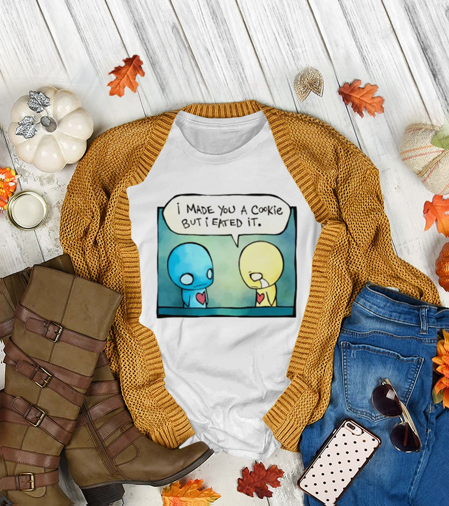 Hot Topic Pon and Zi Comic I Made You a Cookie But I Eated It T-Shirt