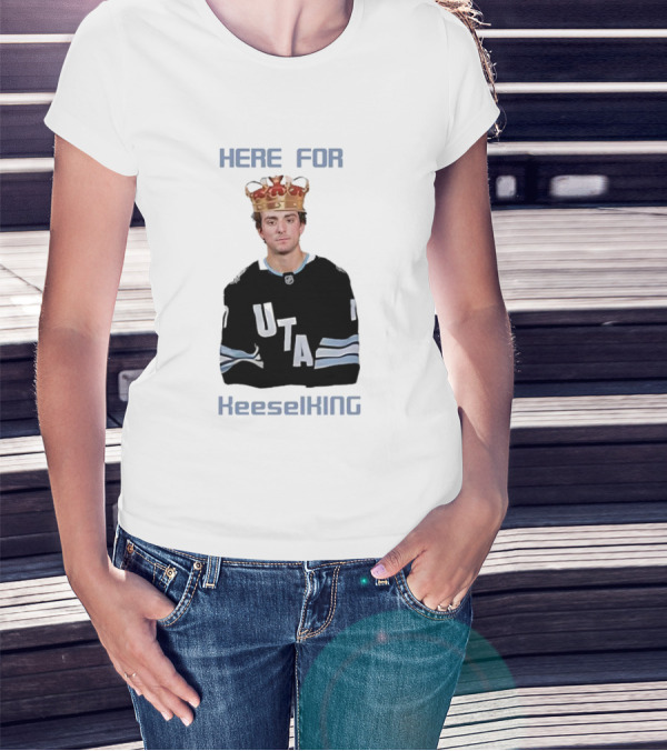 Here For Kesselking Crowned Hockey Player T-Shirt