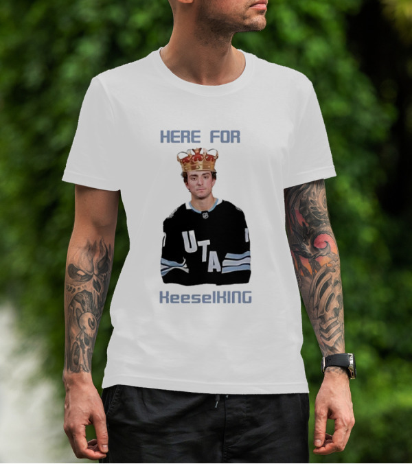 Here For Kesselking Crowned Hockey Player T-Shirt