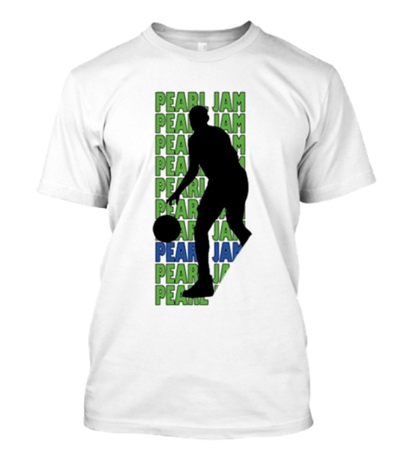Pearl Jam Dark Matter Tour 2025 Atlanta Event At State Farm Arena April 29 May 1 Dribbler Silhouette T-Shirt