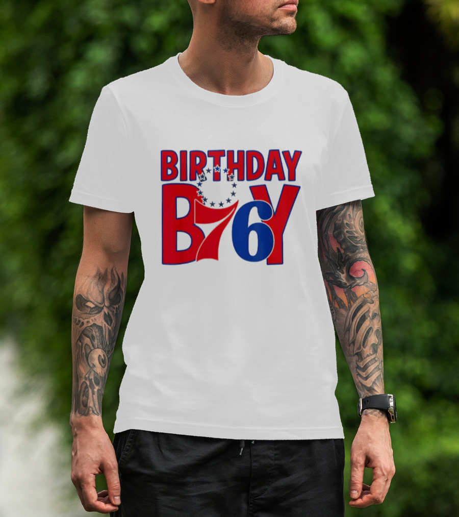 Philadelphia 76ers NBA Birthday Boy B76Y T-Shirt