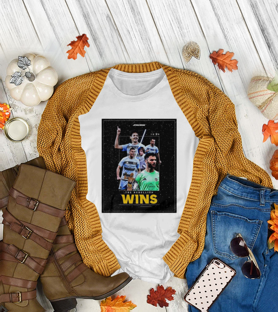 Star Wars the Rebellion Wins Featuring Sporting Kansas City Players T-Shirt