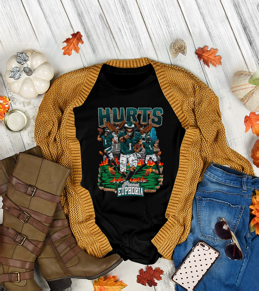 Hurts Planet Euphoria Philadelphia Eagles NFL V2 T-Shirt